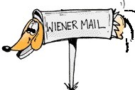 Doxie in a Mailbox
